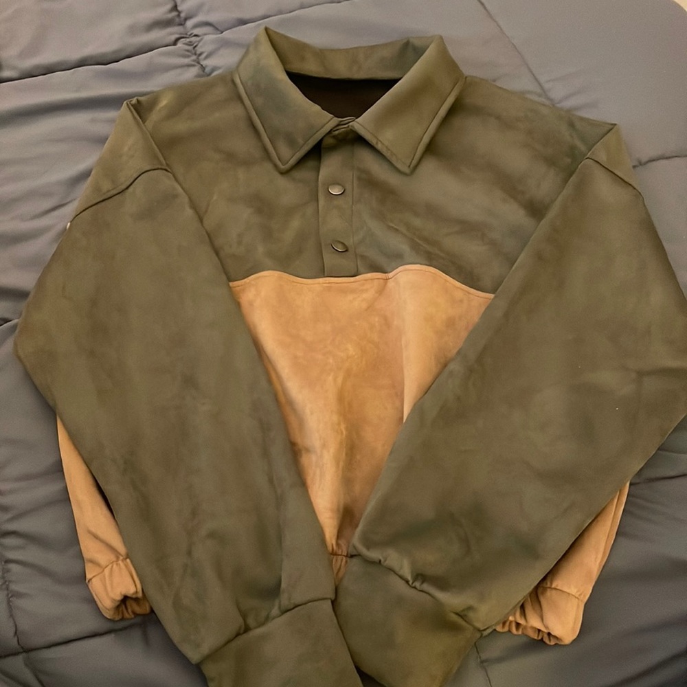 Long Sleeve Half and Half Top
